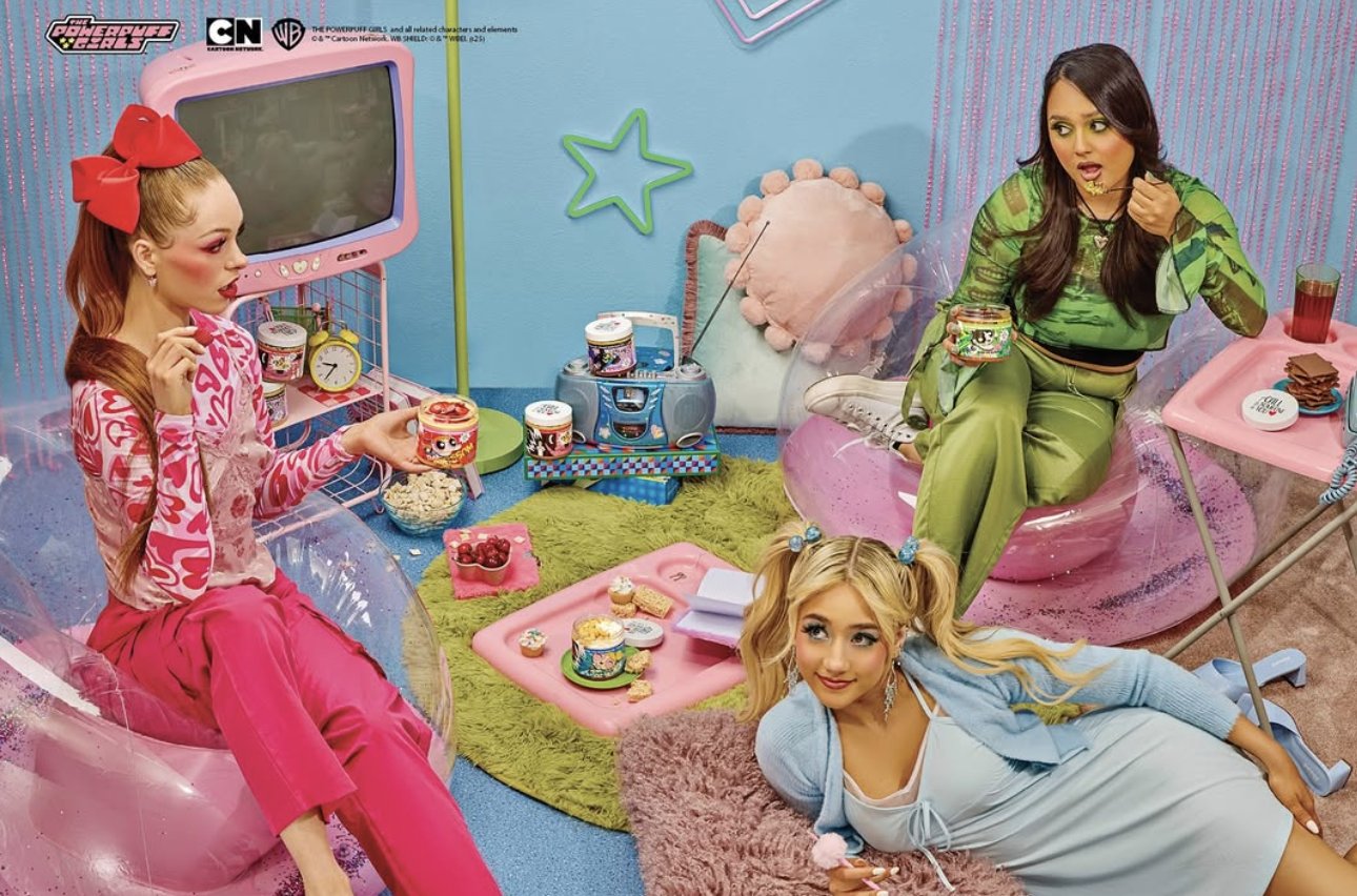 Powerpuff Girls campaign shoot