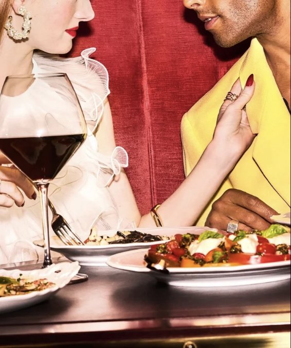 Editorial dinner date campaign