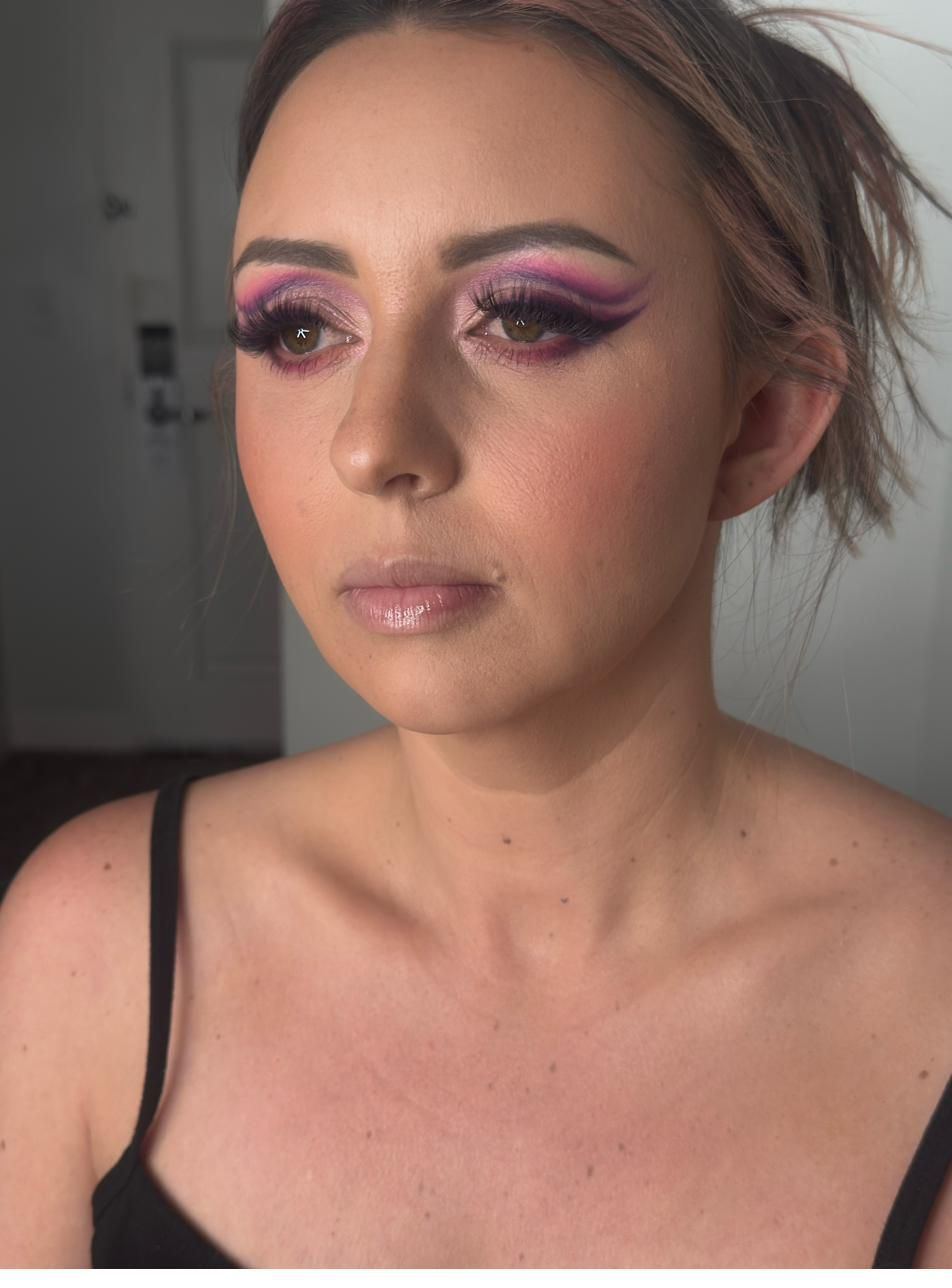 Bold editorial eye makeup